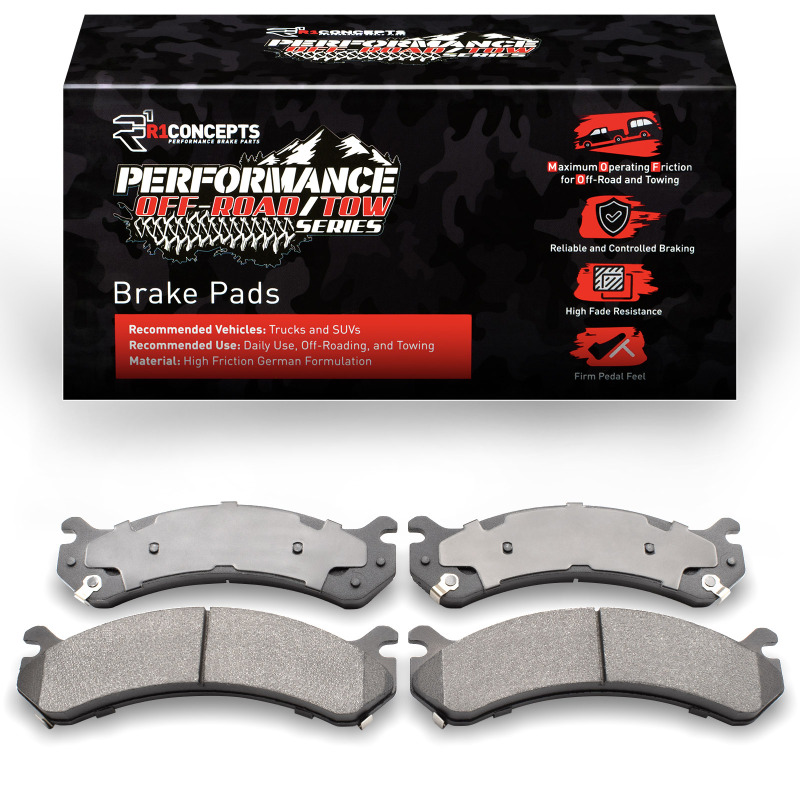 Hummer H2 Brake Pads - Front - R1 Concepts - Off-Road/Tow - `99-`20